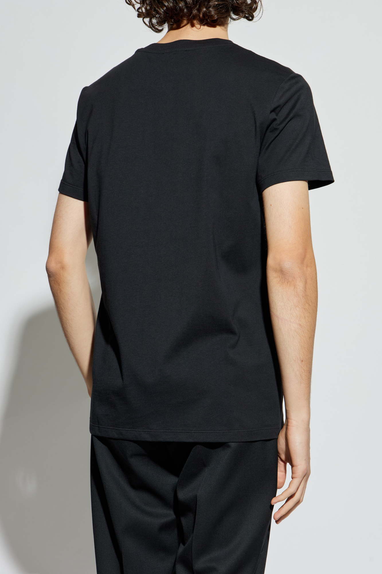 Black T-shirt with printed logo Balmain - Vitkac AS